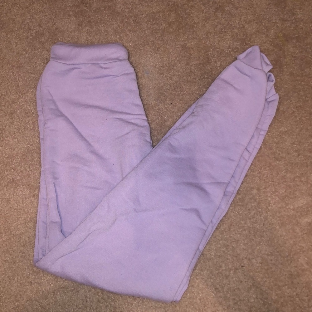 purple lilac prettylittlething sweatpants joggers bnwot